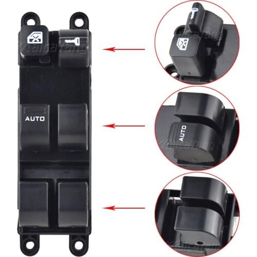 Window Lifter Button Power Window Master Switch 254012M120 For Nissan Sunny B14 Navara D22 Pick-up Bluebird U13 SUV D22