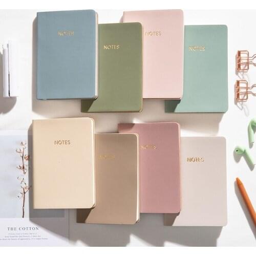 MINKYS New Arrival A6 Blank/Line Soft PU Pocket Diary Journal Notebook Planner Agenda Notes Book Gift School Stationery