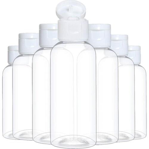 20Pcs 10/30/50/60/100ml Plastic Shampoo Bottles Empty Vail for Travel Container Cosmetics Lotion Roller Balls Essential Oil