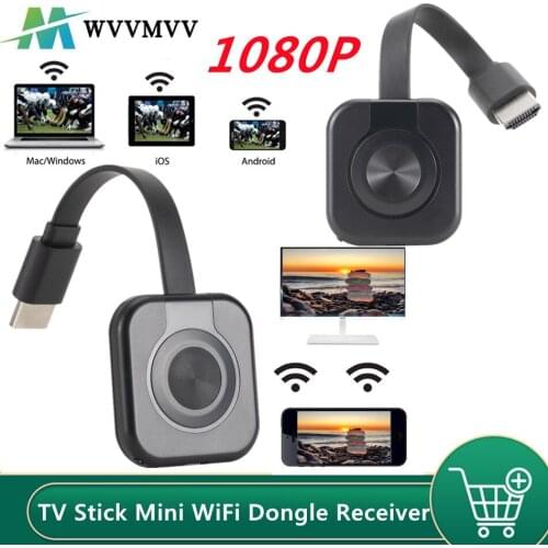 HD 1080P New WiFi Wireless Display Dongle TV Stick for Home Therate Ultra TV Stick Media Video Streamer HD For HDTV WIFI Dongle