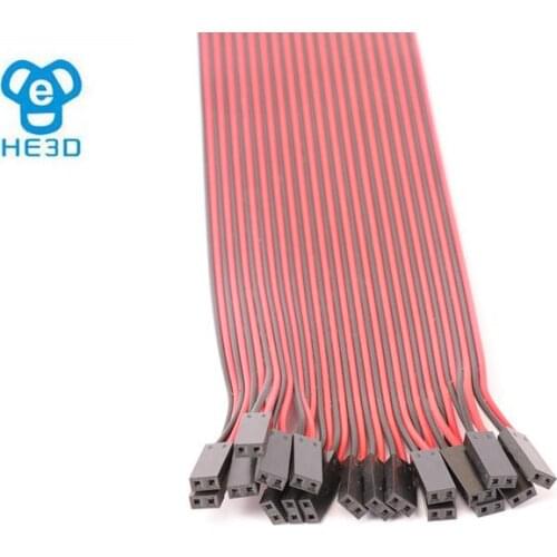 HE3D Delta 3D printer 20cm 2 pin Dupont line 5 pieces/10 pieces