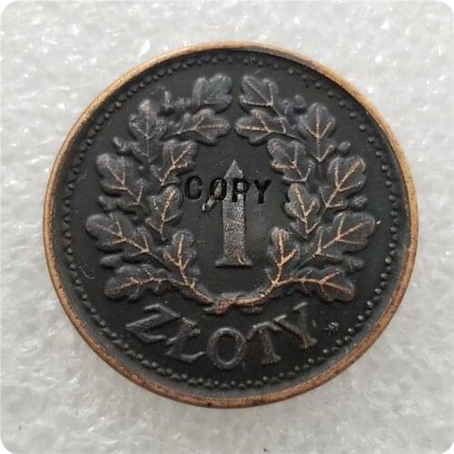 Type #2_1928-POLAND 1-ZLOTY COPY commemorative coins-replica coins medal coins collectibles