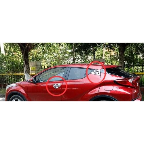 Body Front Rear Handle Door Bowl Complete Decoration ABS Plating Exterior Modification 2016 2017 2018 for Toyota C-HR