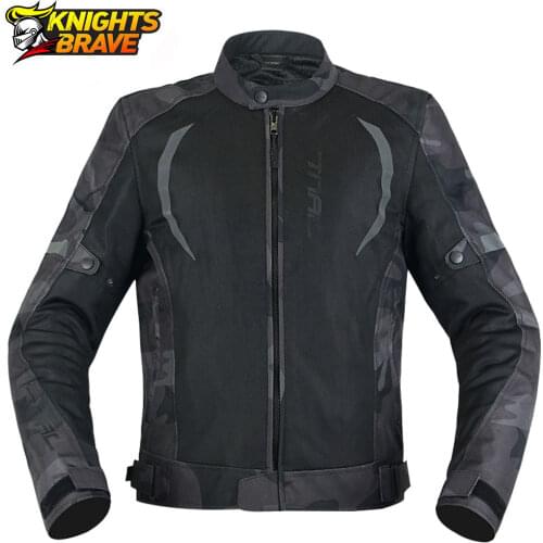 Summer Motorcycle Jacket Men Breathable Mesh Riding Moto Jacket Motorcycle Body Armor Protector Moto Cross Clothing Black