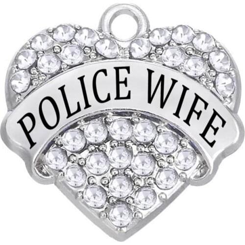 Metal Alloy Rhodium Tone Clear Stone Heart Wife Gift Charm Bracelet Making