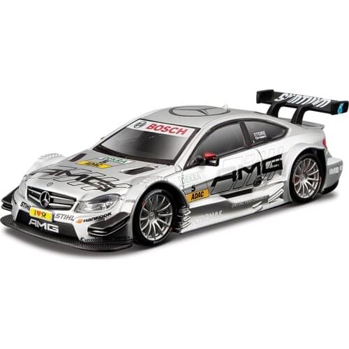 Bburago 1:32 Scale Mercedes AMG C-Coipe (#5 Jamie Green ) Alloy Luxury Vehicle Diecast Cars Model Toy Collection Gift