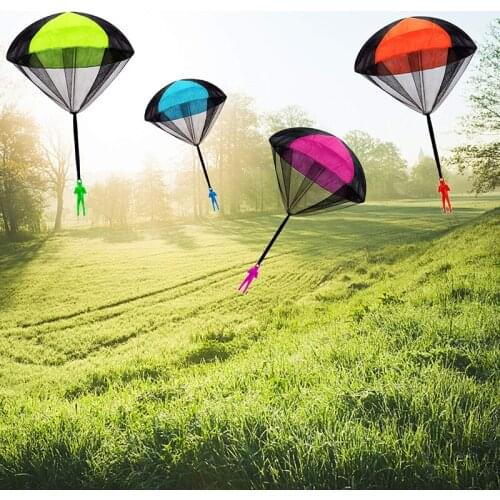 Outdoor Hand Throw Mini Parachute Fun Toy Kids Outdoor Games Educational Toys Children Sports Toys