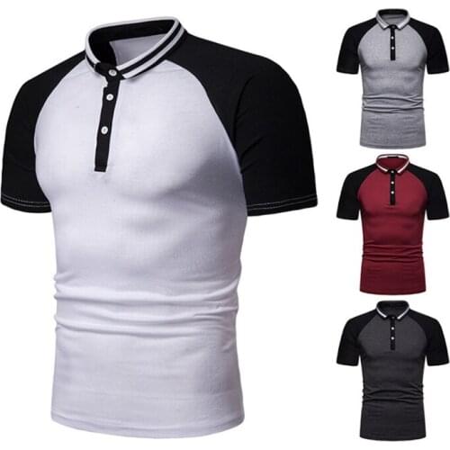 Slim Fit Men Polo Fashion New Summer Short Sleeve Sport Gym Street Male Cotton Clothes