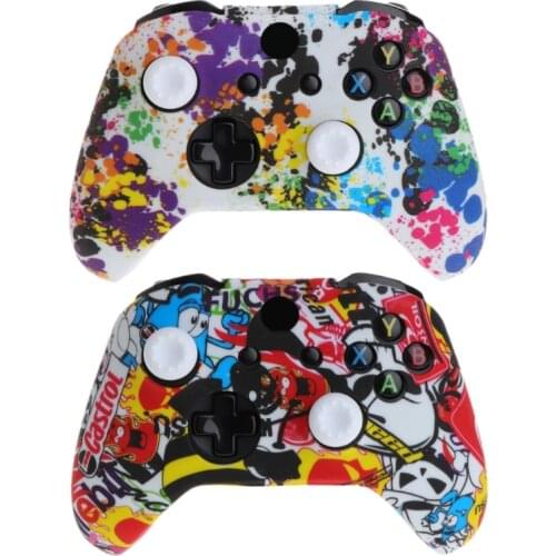 Popular Silicone Gamepad Cover + 2 Joystick for xbox one X S Controller P9YE