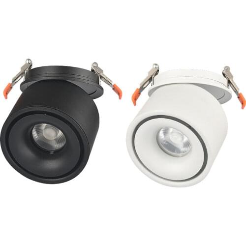 Dimmable LED Downlight 15W 20W COB LED Recessed down light AC110V/220V 360 Degree Adjustable for Home Shop Free Shipping