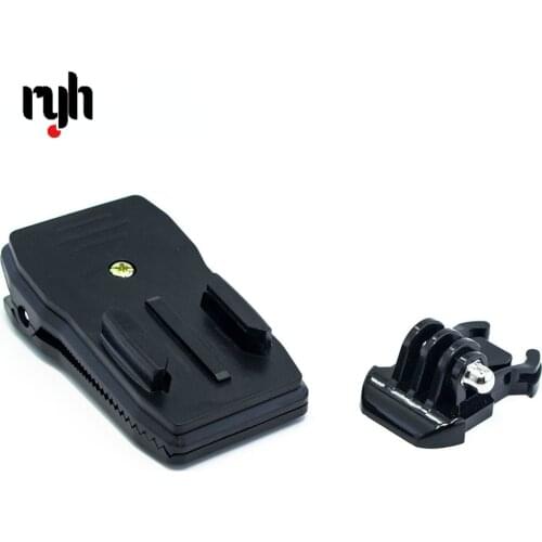 Quick Clip Backpack Rucksack Hat Clamp Mount Adapter For Go pro Session GoPro Hero 8 7 6 5 OSMO xiaomi yi 4k Action Sport Camera