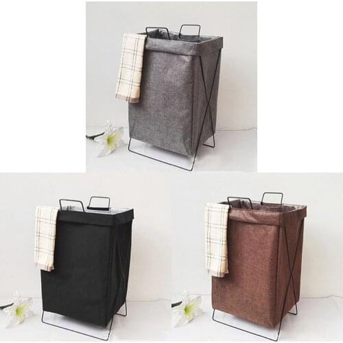 Foldable Dirty Laundry Basket Waterproof Fabric Storage Basket For Clothes Toys