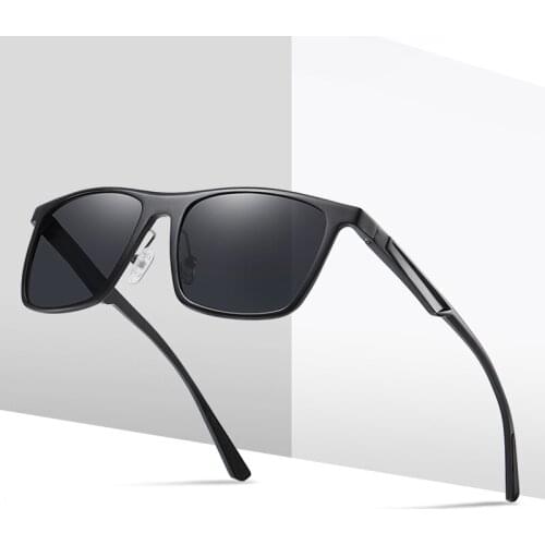 LUOMON Sunglasses Men Polarized Fashion Sun Glasses Original Al-Mg Oculos De Sol Masculino