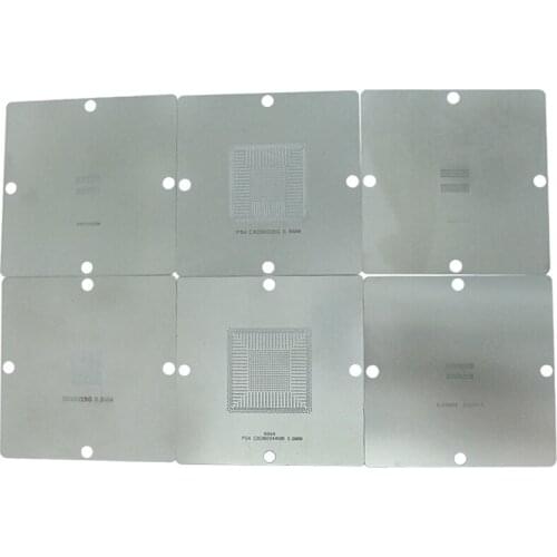 Best combination 90mm * 90mm PS4 stencil CXD90025G, CXD90026G, K4G41325FC GDDR5 RAM, K4B2G1646E DDR3 SDRAM for BGA repair