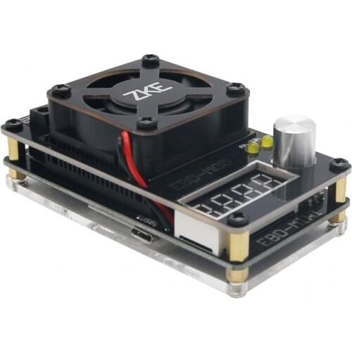 ZKE EBD M05 Battery Capacity Power Bank Test 19.5V 5A 30W Electronic Load Tester