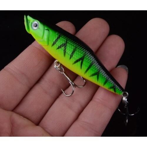 1PC Minnow Fishing Lures 7cm 6.7g Popper Bait Hard Artificial Bait Topwater Crankbait t Wobblers pike perch Fishing Tackle Pesca