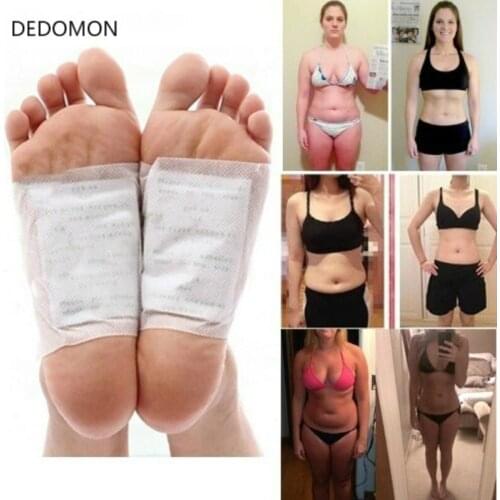 10 Pcs Weight Loss Detox Foot Patch Slimming Detoxify Remove Toxins Feet Sticker Improve Sleep Fat Burning Health Foot Care Tool