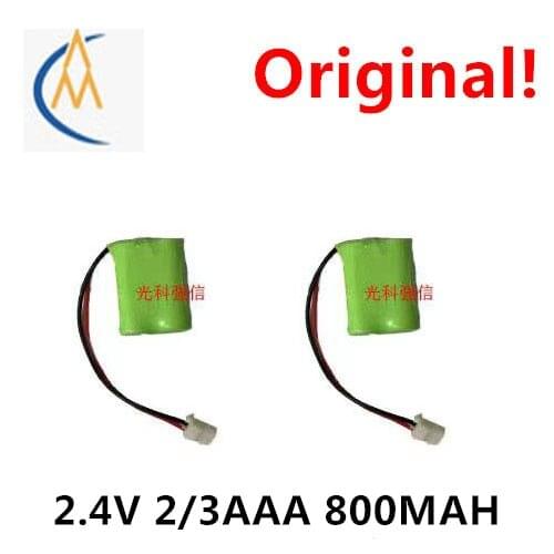 2PCS Suitable for VTech vt2033 telephone battery 2.4v2/3AAA800mah