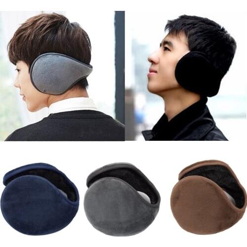 2019 New Ear Muffs Winter Men Fur Headphones Warm Earphones Thicken Plush Earflap Ear Cover winter headphones Outdoor Sport Hot
