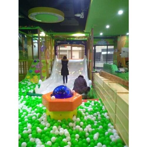 3D interactive projection system kid Indoor Playground with Body feeling slide Projector interaction game plastic slide