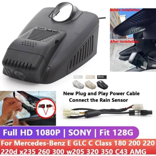 HD 1080P Night Vision Wifi Car DVR Dash Cam For Mercedes-Benz E GLC C Class 180 200 220 220d x235 260 300 w205 320 350 C43 AMG