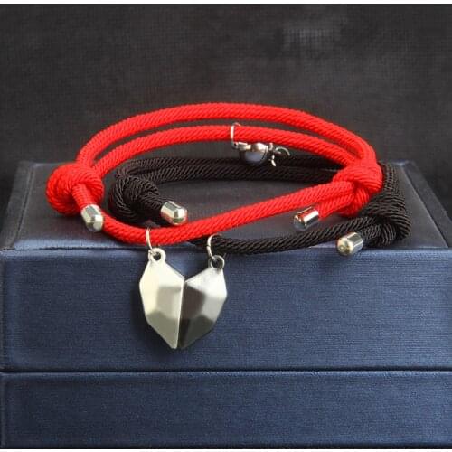 Attract Couple Lover Bracelets Multicolor String Magnet Long Distance Love Jewelry Provide Custom Made Colors Drop Shipping