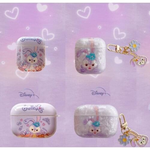 Disney Star Delu Shell Pattern Bluetooth Wireless Earphone Case for AirPods Pro1 2 3 Shockproof and Anti-fall Protective Shell