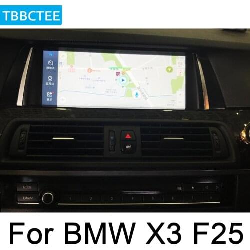 For BMW X3 F25 2011~2013 CIC Car Android Multimedia System 1080P IPS LCD Screen Car Radio Player GPS Navigation BT WiFi AUX