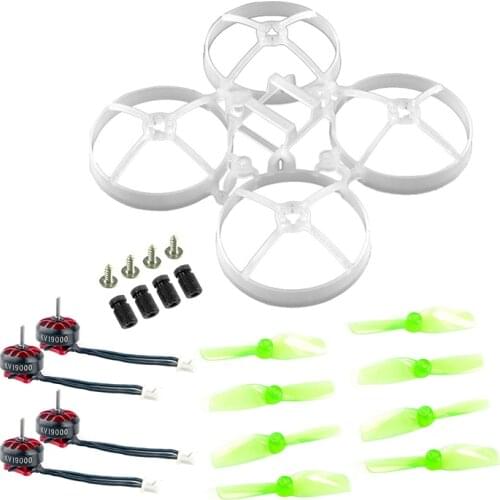 Happymodel EX0802 KV19000 1S Brushless Motor with Damping 40MMX2 Propeller for Moblite7 TinyWhoop RC Quadcopter FPV Racing Drone