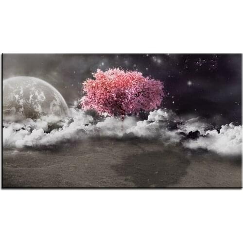 Large size Printing Oil Painting tree of life Wall painting Decor Wall Art Picture For Living Room painting No Frame
