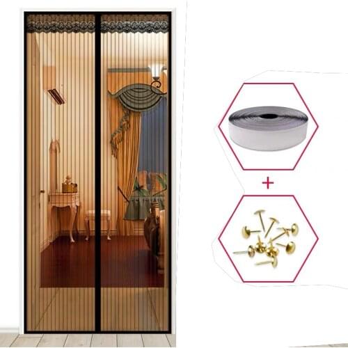 Hands-free Magnetic Mosquito Net Door Screen Mesh Automatic Closing Anti Mosquito Insect Fly Bug Door Curtain Net Custom Size