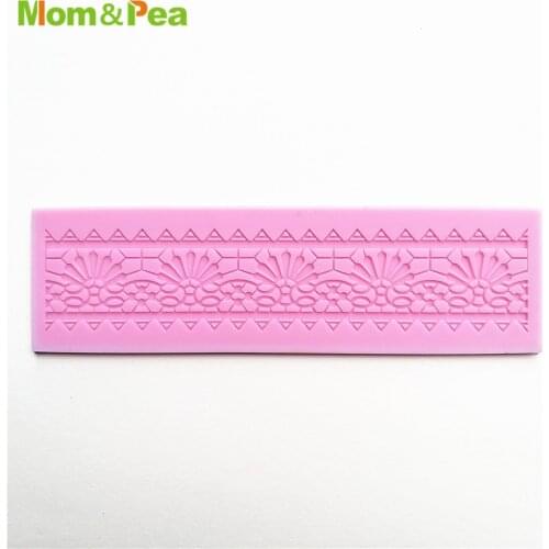 KCL570 Sawtooth Small Lace Pad Silicone Mold Sugar Paste Fondant Cake Decoration 3D Mould