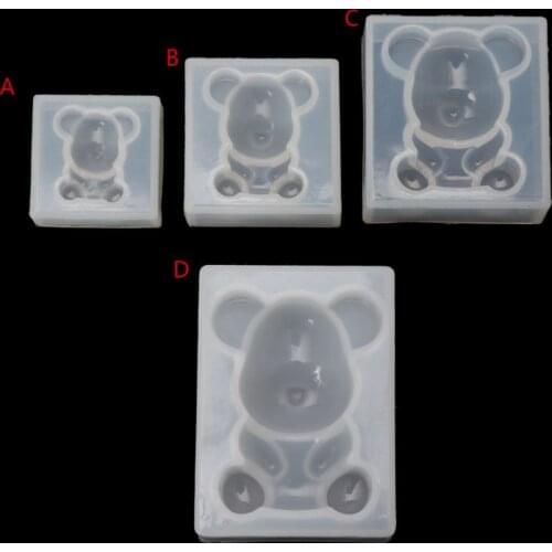 Cute Gummy Bear Mould Animals Silicone Epoxy Jewelry Molds DIY Soap Cake Craft