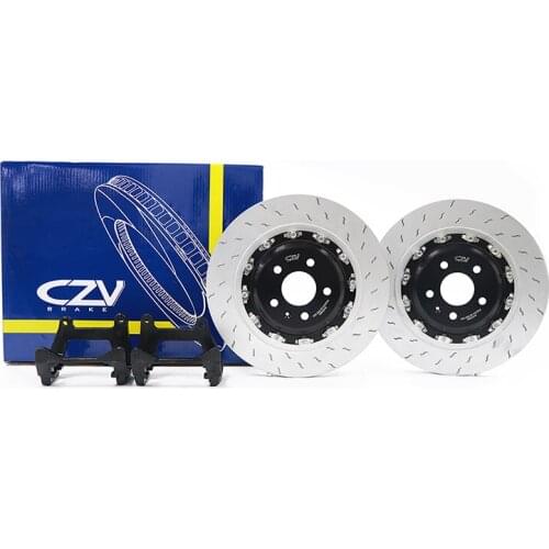 Lightning Spark Pattern Slotted Car/Vehicle/Motor/Auto Modification Rear Big Brake Rotor Discs Kit for A7