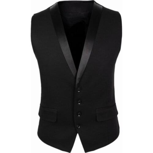 New Arrival fashion Gilet Homme Dress Vests Slim Fit Mens Suit Vest Male WaistcoatCasual Sleeveless Formal Business top Jacket