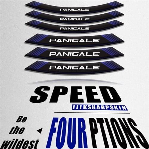 New tire motorcycle sticker color inner ring personality reflective decorative decal for DUCATI Panigale v4 1199 959 1299 899