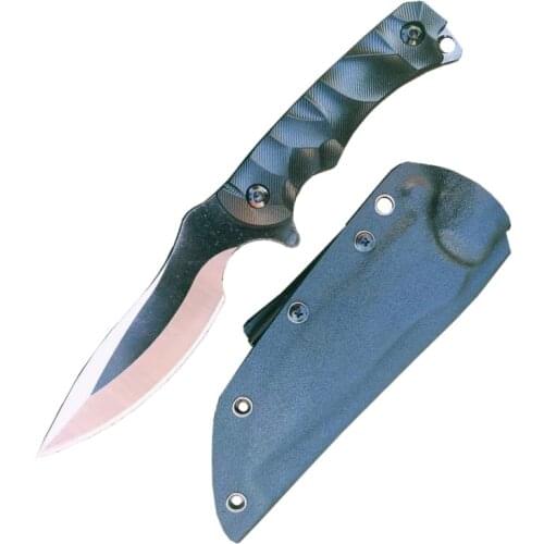 2020 Fixed Blade Hunting Knives with k Sheath Outdoor Survival Knife Tactical Knife Ergonomics Free shipping