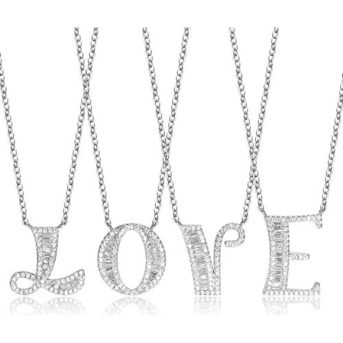 Letter Necklace Initial Necklaces for Women Charms Necklace Choker Fashion Jewelery Necklace Collier Femme naszyjnik