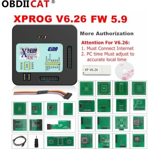 New Xprog 6.12 XPELDB ECU Chip Programmer Tuning Tool With USB Dongle More Functions Than Xprog-M V5.55/5.74/5.84/5.86