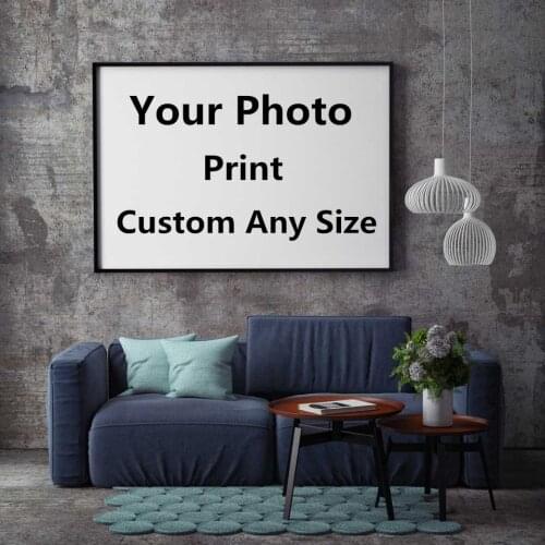 Drop Shipping 1 Pieces Customized Prints Paintings Modular Custom Made Canvas Pictures Home Decor Framework