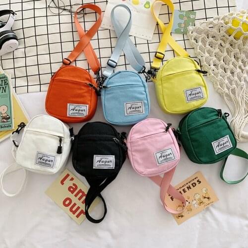 Women Small Nylon Shoulder Bag Female Mini Fashion Solid Purses Crossbody Bags Zipper Shell Purse Causal Mini Crossbody Bag