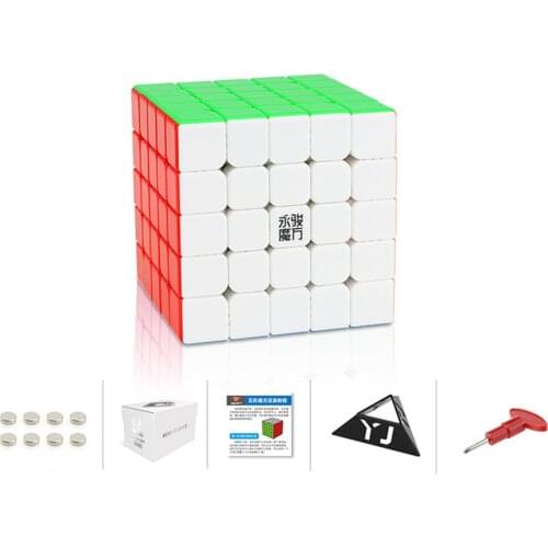 Yj Zhilong Mini 5x5 Magnetic Magic Cube 58mm Mini Speed Cube Puzzle Zhilong Yongjun Toys Professional 5x5x5 Magnetic Cubes