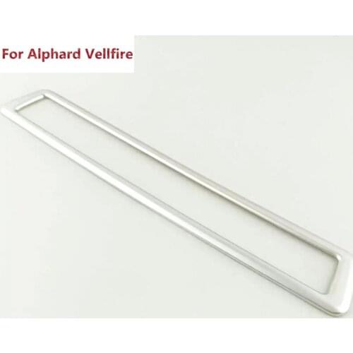 For Toyota Alphard Vellfire 2015 2016 2017 ABS Matte Skylight Screen Cover Trim Sunroof Decoration Roof vent Frame Stickers