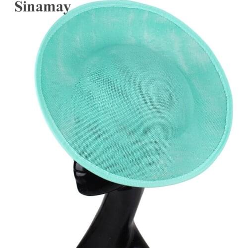Imitation Sinamay Fascinator Bases 30 CM Size Make For Women Wedding Party Fascinator Hats DIY Hair Accessories Derby Headpiece