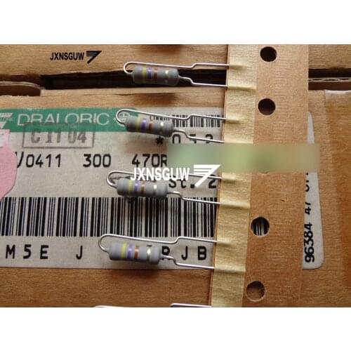 20PCS NEW Original VISHAY 2W470R 3.5x10MM grey High Power Resistance 2W 470R Film Resistor 470R 2W 470ohm