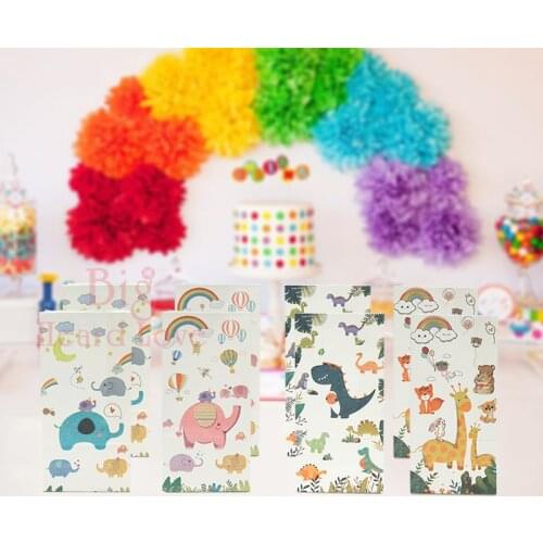 24pcs Cute Boy And Girl Paper Baptism Baby Shower Candy Box Decoration Kid Favors Gift Sweet Birthday Bag Event Party Supp