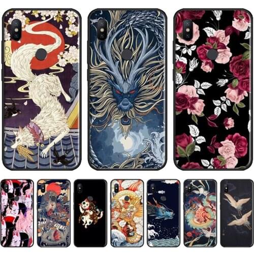 3D Emboss Fox dragon Phone Case For Xiaomi Redmi 7 9t 9se k20 mi8 max3 lite 9 note 8 9s 10 pro Soft Silicone Shell Cover Funda