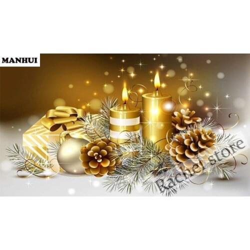 Diamond Embroidery Diy Diamond Painting Cross Stitch Kits Diamond Mosaic Candles Full Square Diamond Embroidery FA015