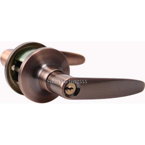 Oil Rubbed Bronze Door Lever Handle Lock Set interior door lock Living Room Bedroom Bathroom door handle lock free shipping K109