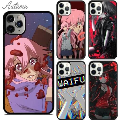 Gasai Yuno Future Diary Phone Case for iPhone 11 12 Pro Max mini X XR XS SE 2020 5 6S 7 8 Plus Samsung Galaxy S9 S10 Cover shell
